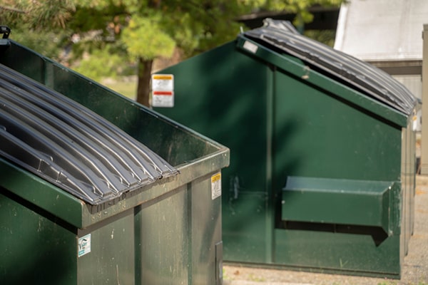 the frequency of emptying commercial dumpsters can be customized based on the volume of waste your business generates