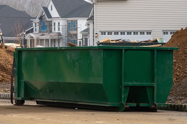 construction dumpsters can typically hold a wide range of materials including concrete, wood, and drywall